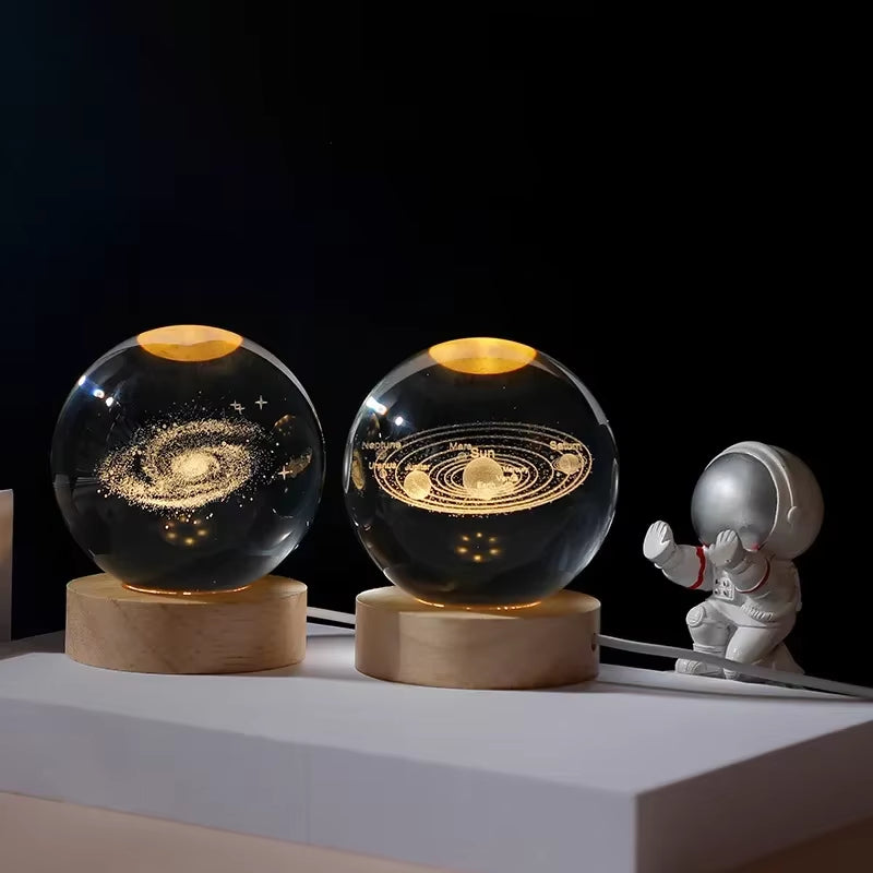 Illuminated Crystal Globes